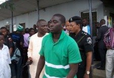 Wife Killer, claims banker wife stabbed herself to death in court